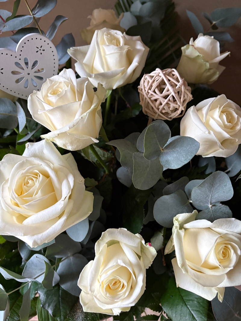 White Rose Bouquet