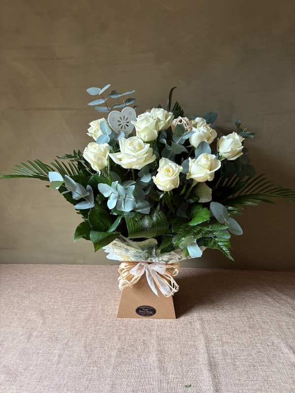 White Rose Bouquet