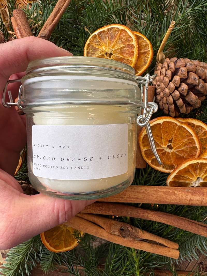 Cicely & May Christmas Candle