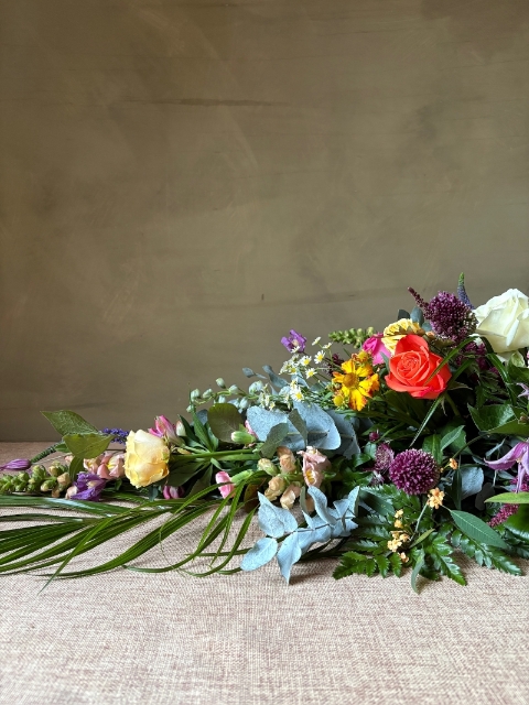 Double Ended Casket Spray Seasonal Mixture