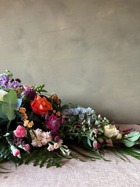 Double Ended Casket Spray Seasonal Mixture