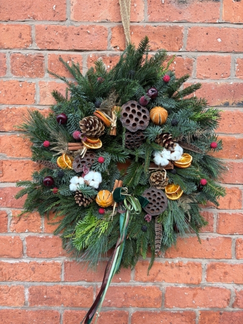 Traditional Door Wreath