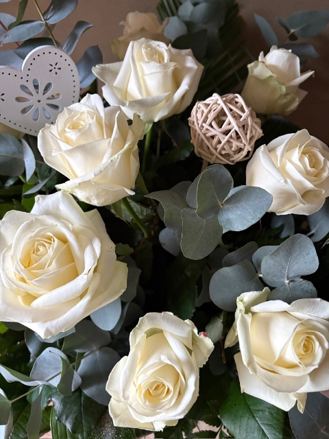 White Rose Bouquet